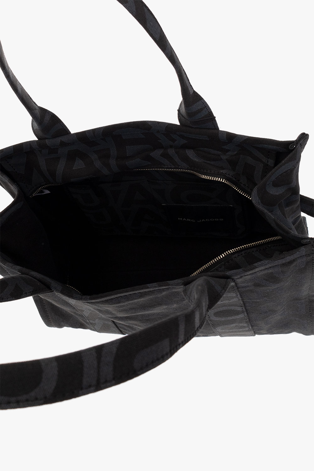 Marc Jacobs Logo Shoulder Bag In Black