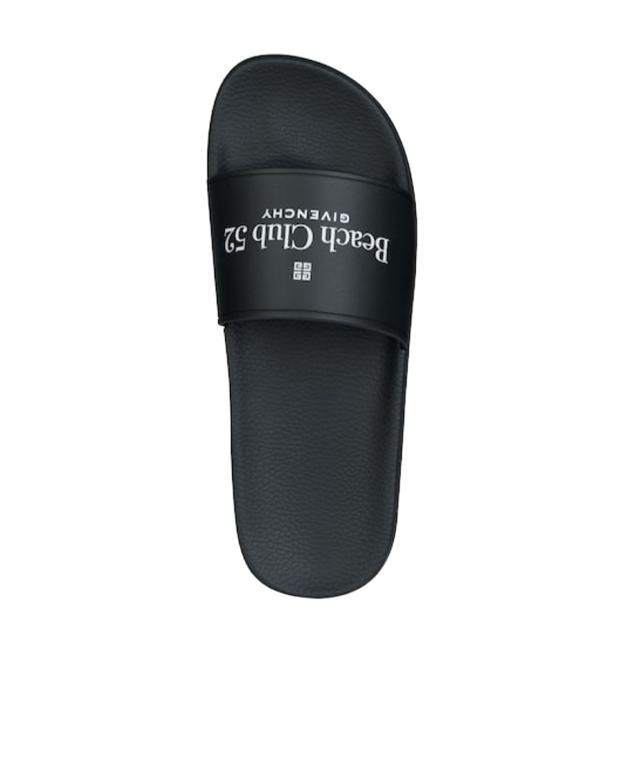 Givenchy Logo Embossed Sandals In Black