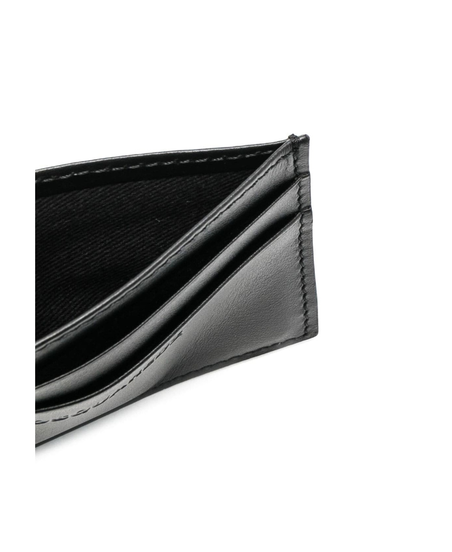 Dsquared2 Embossed-logo Cardholder In Black