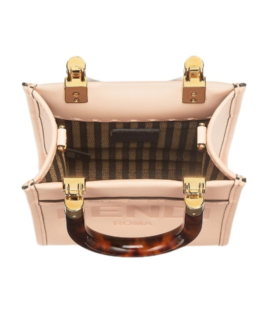 Fendi Mini Sunshine Tote Bag In Pink