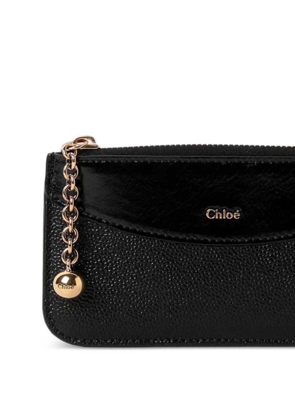 Chloé Sphere Small Purse In Black