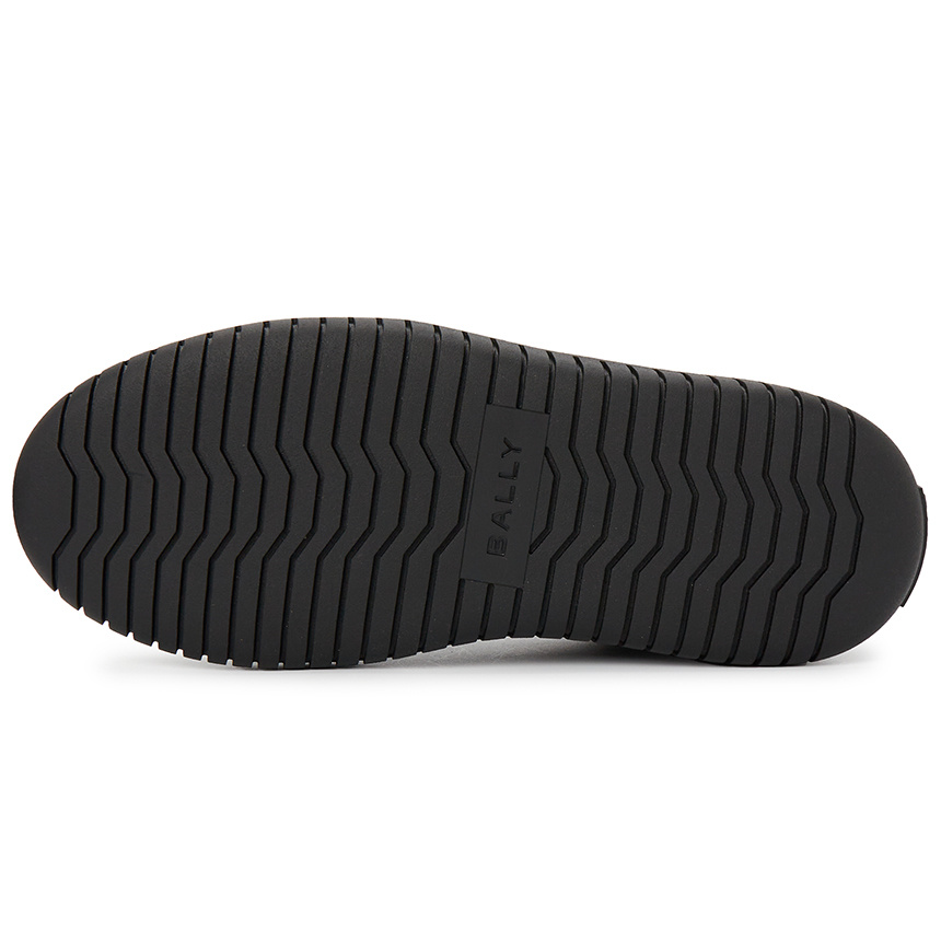 Bally Player Lace-up Leather Sneakers In Black