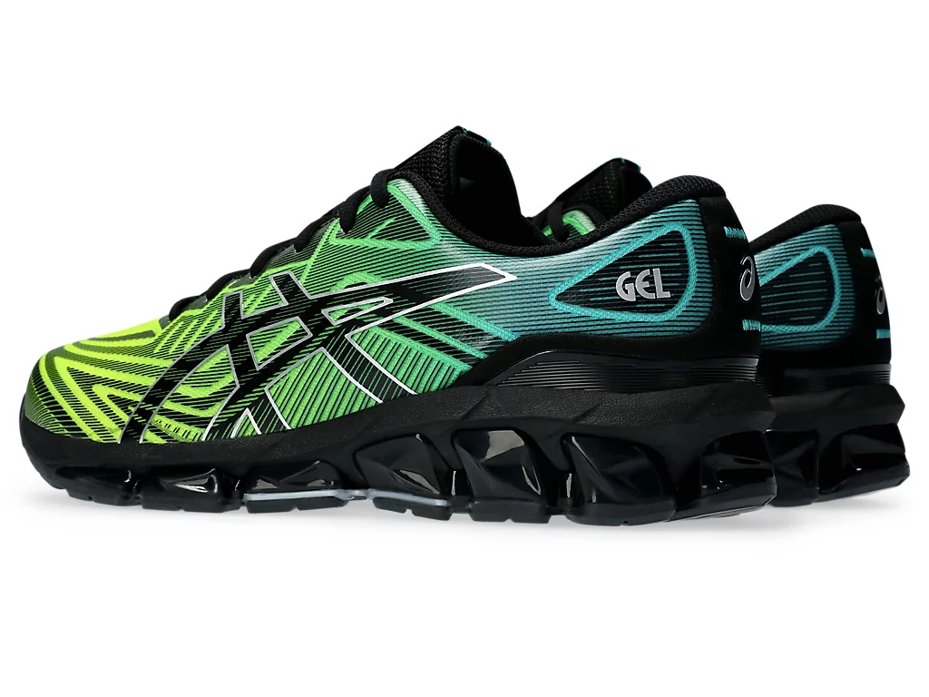 Asics Lace Up Sneakers In Black