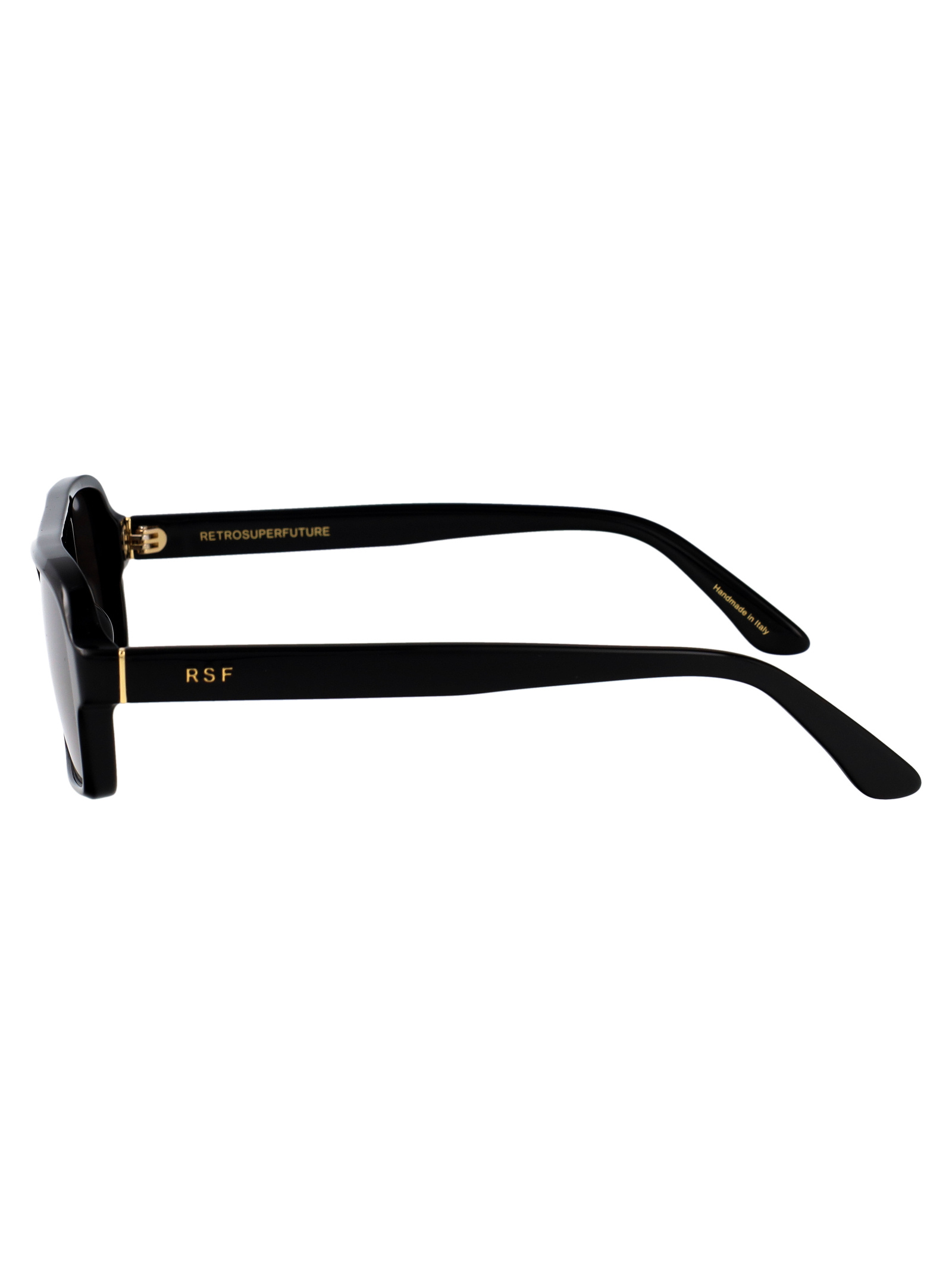 Retrosuperfuture Vico Rectangle-frame Sunglasses In Black