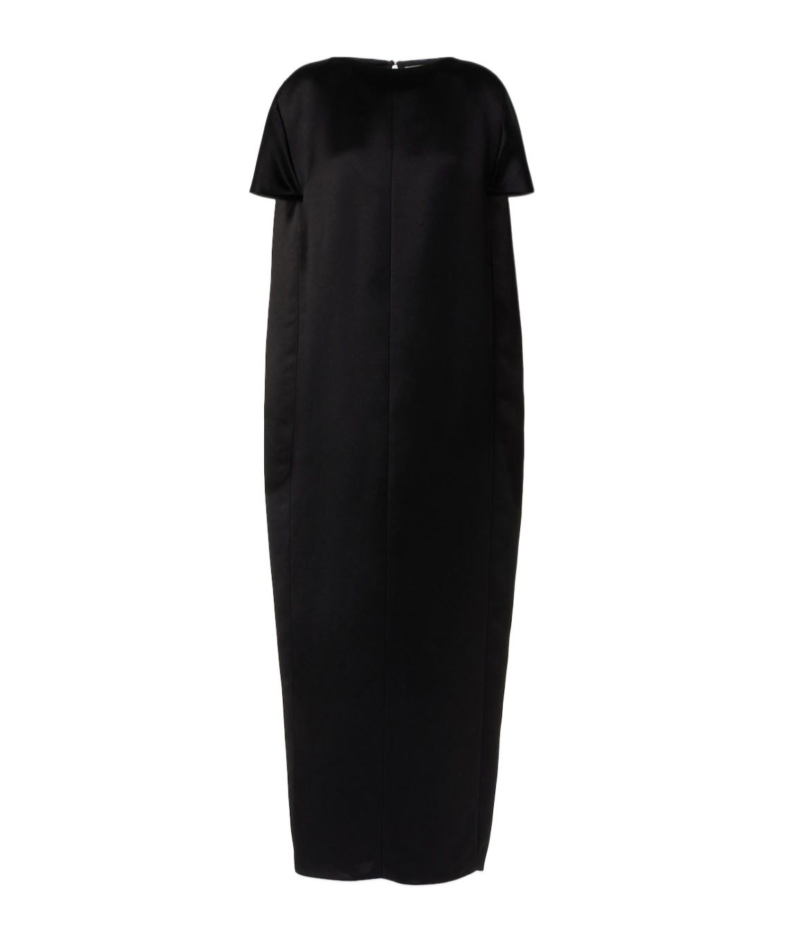 Khaite Webster Satin Maxi Dress In Black