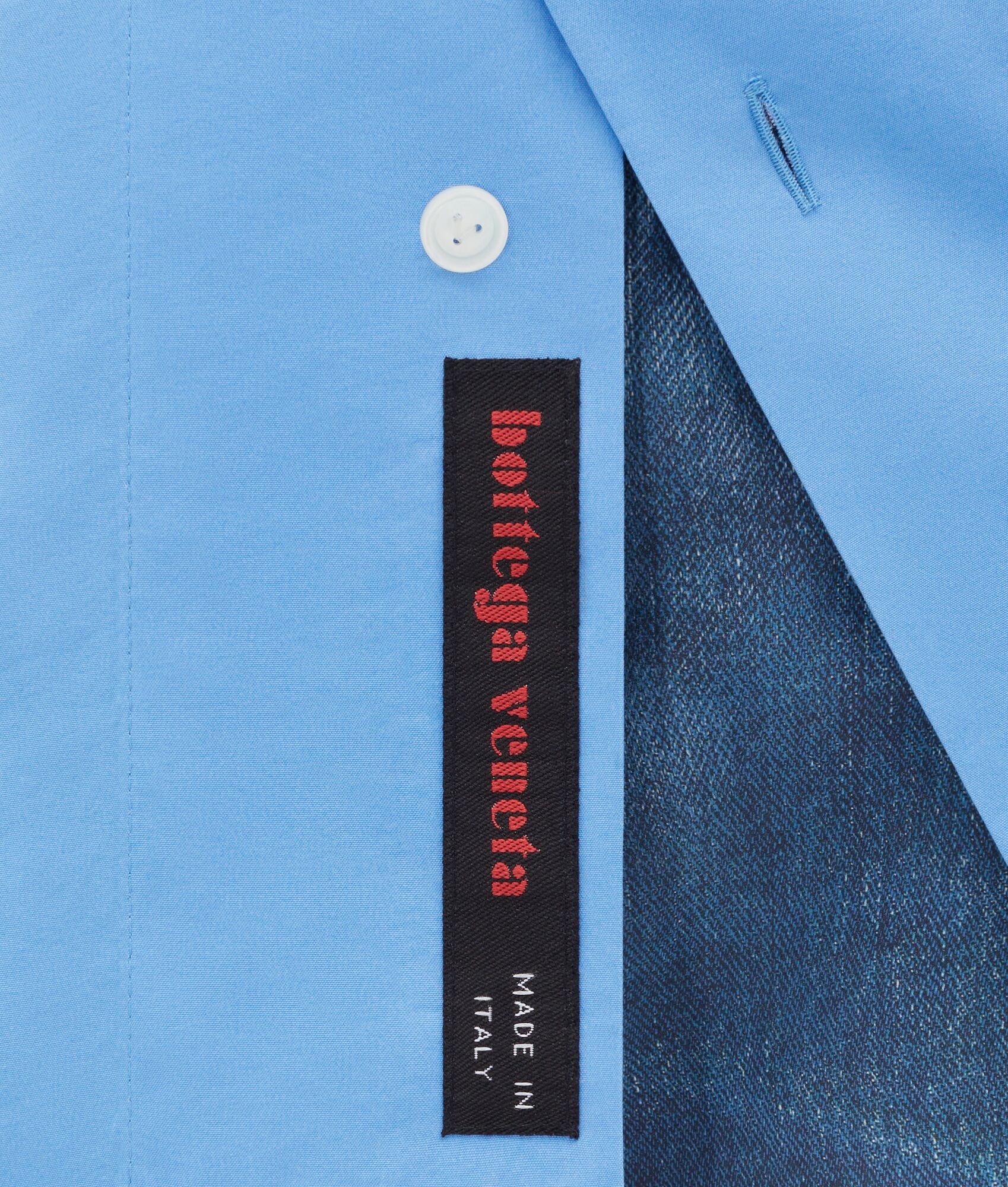 Bottega Veneta Oversized Gathered Cotton-blend Shirt In Blue