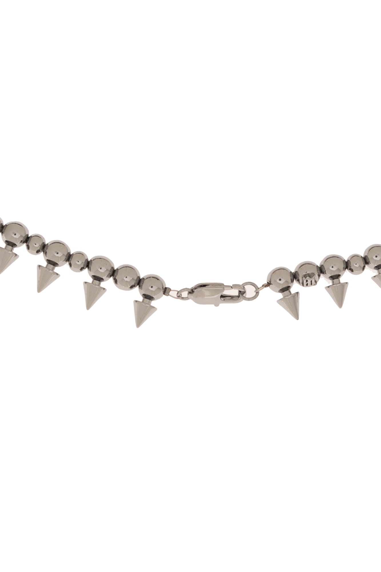 Misbhv Rivet Necklace In Yellow