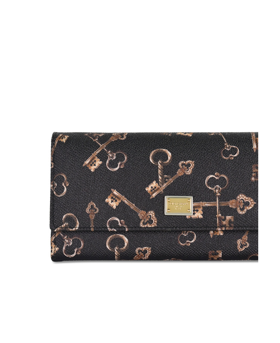 Dolce & Gabbana Printed Purse In Black