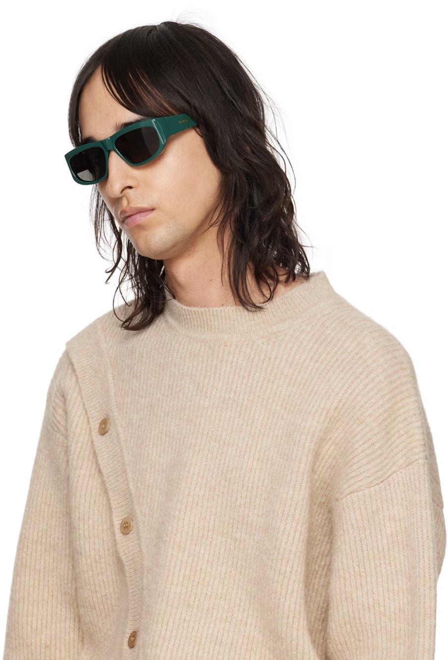 Jacquemus Square Sunglasses In Gray