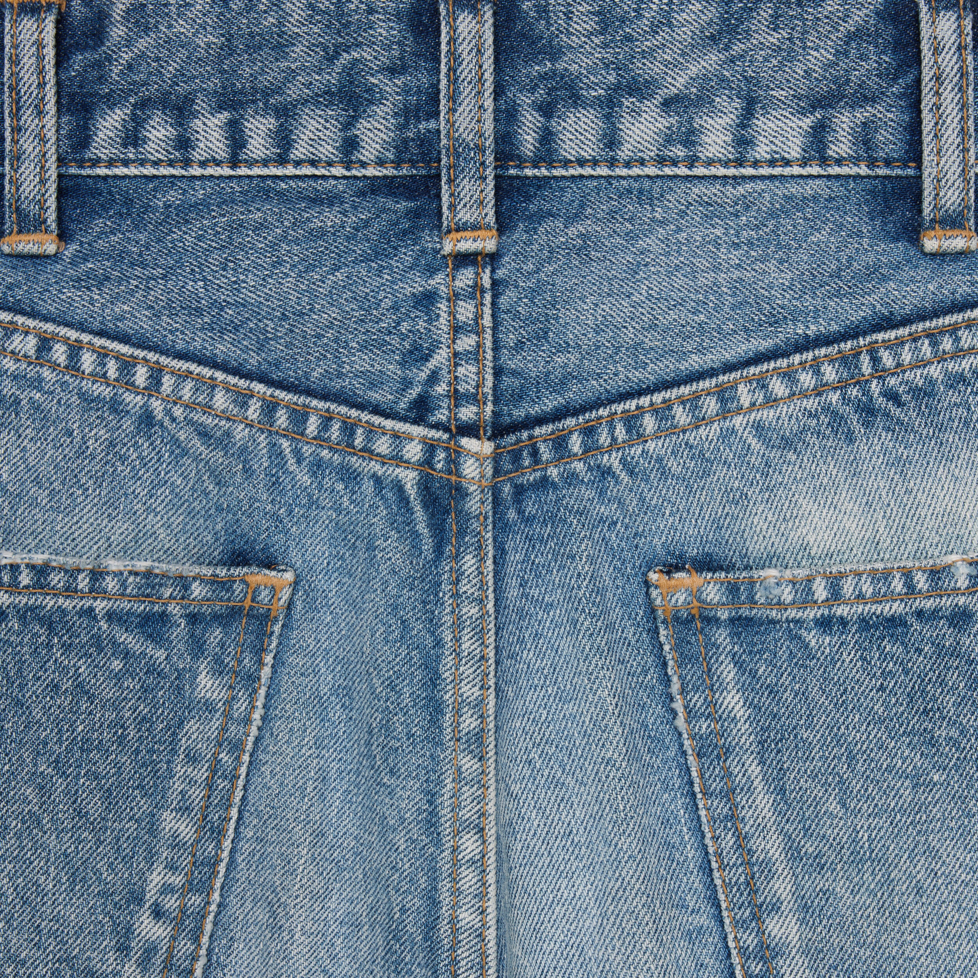 Celine Belt-loop Jeans In Blue