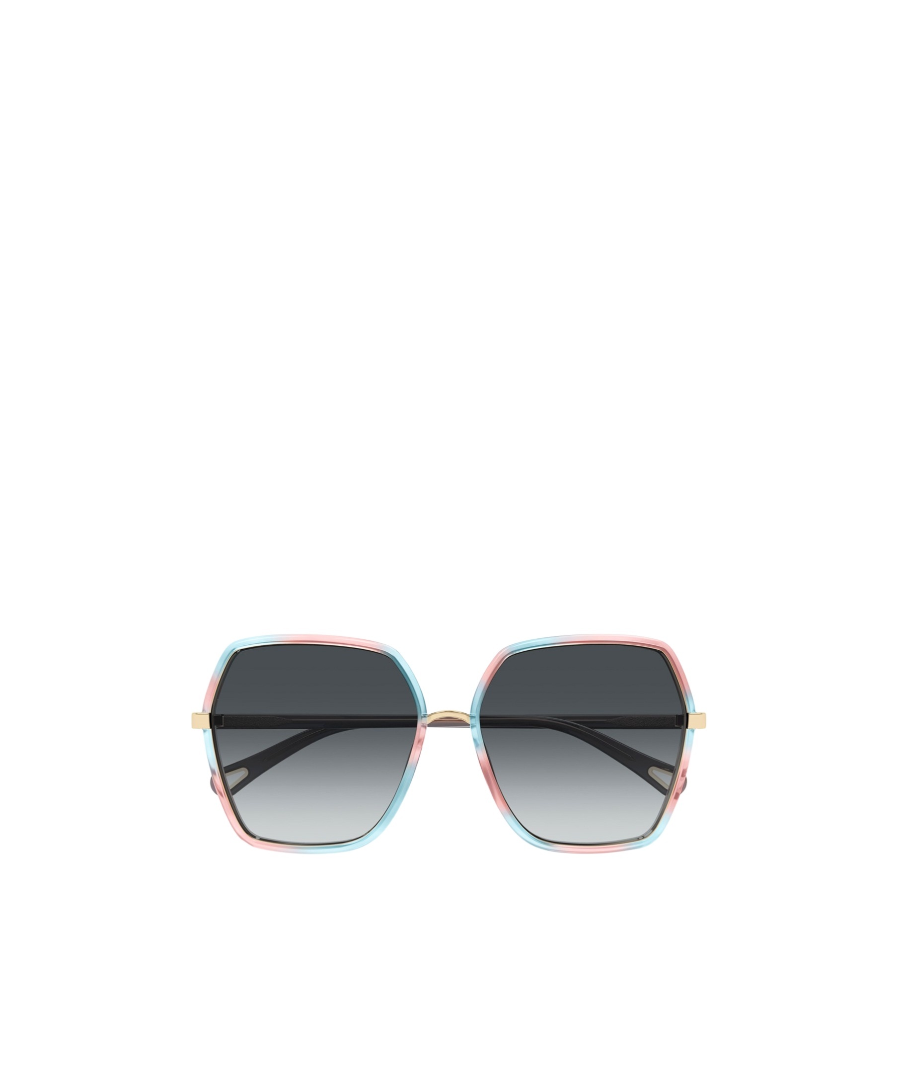 Chloé Ch0262s Linea  001 Havana Grey Sunglasses In Black
