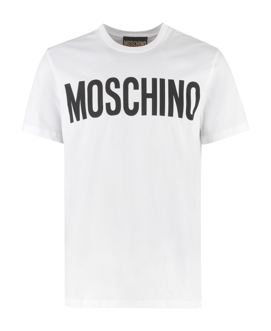 Moschino Crew Neck Short Sleeves T-shirts In White