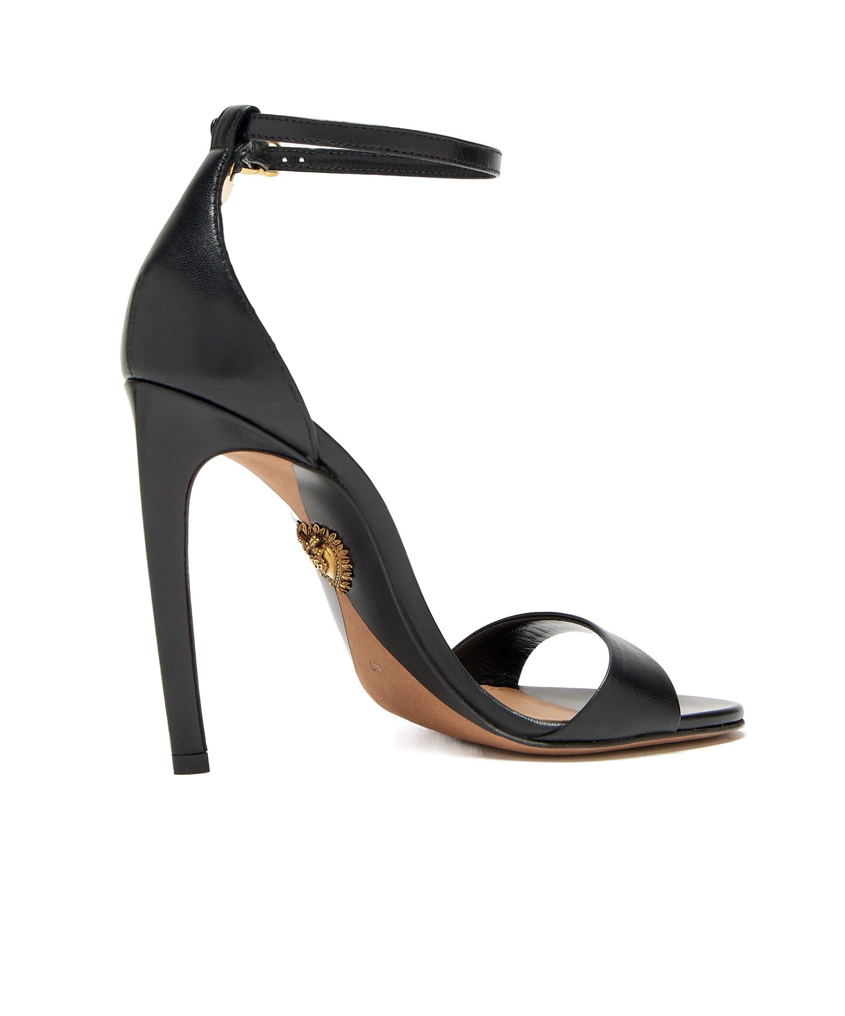 Dolce & Gabbana Open-toed High-heeled Sandals In Black