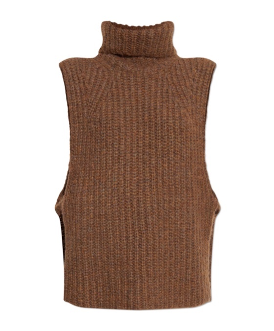 Isabel Marant Turtleneck Sweater In Brown