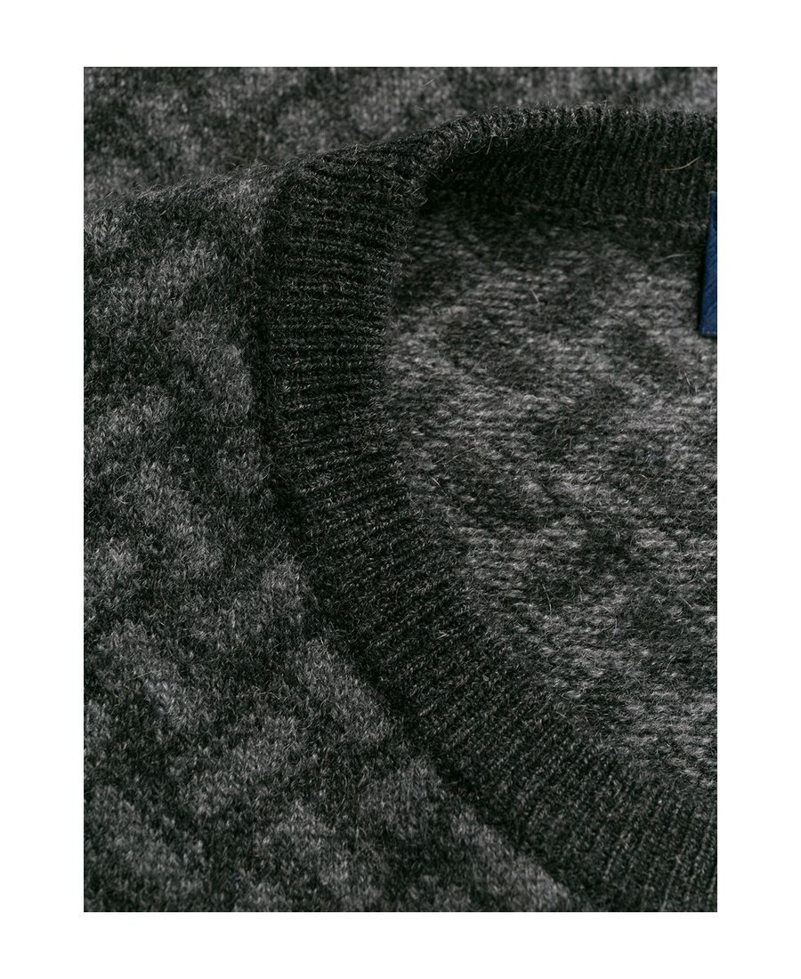 Drumohr Crew-neck Cashmere Sweater In Black