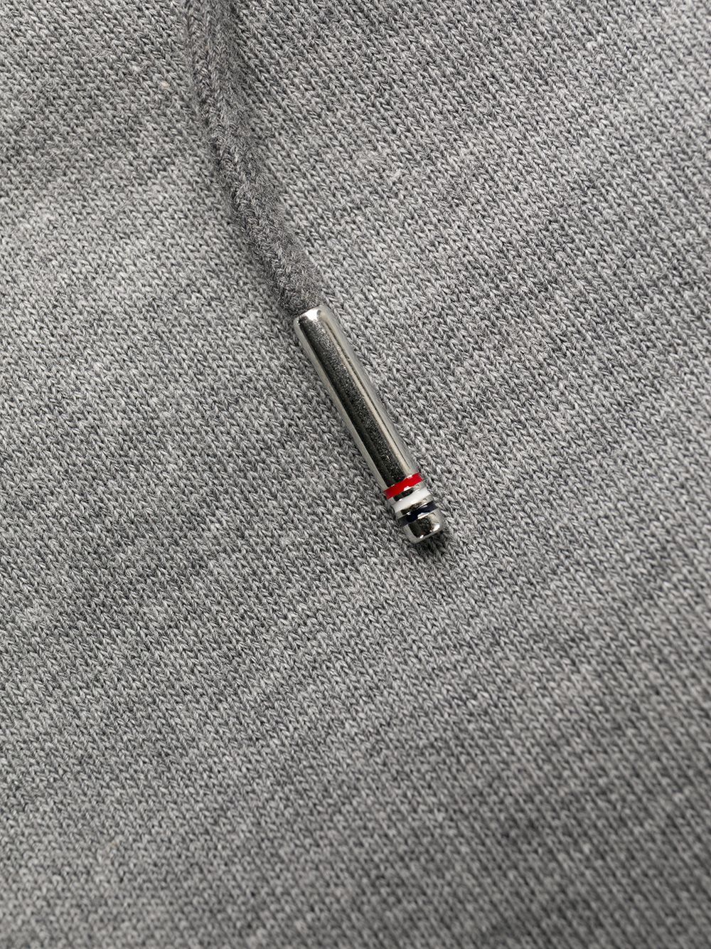Thom Browne Rwb-stripe Cotton Track Pants In Gray