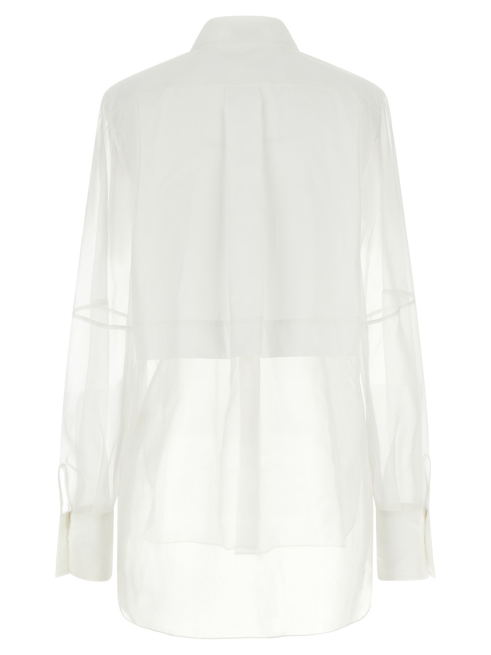 Brunello Cucinelli Layered Shirt Featuring Buttoned Cuffs In White