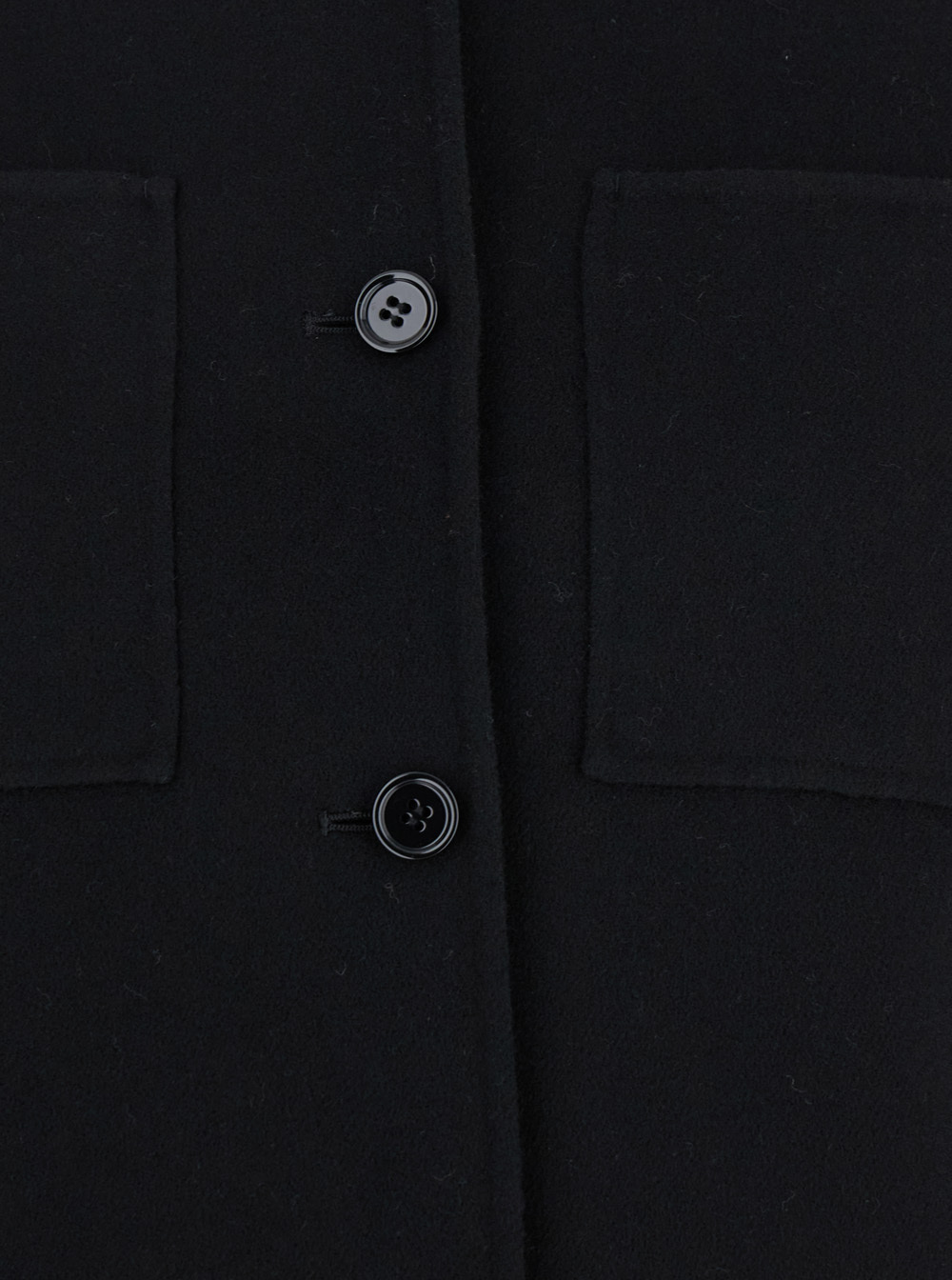 Max Mara Long-sleeved Casual Jacket In Black