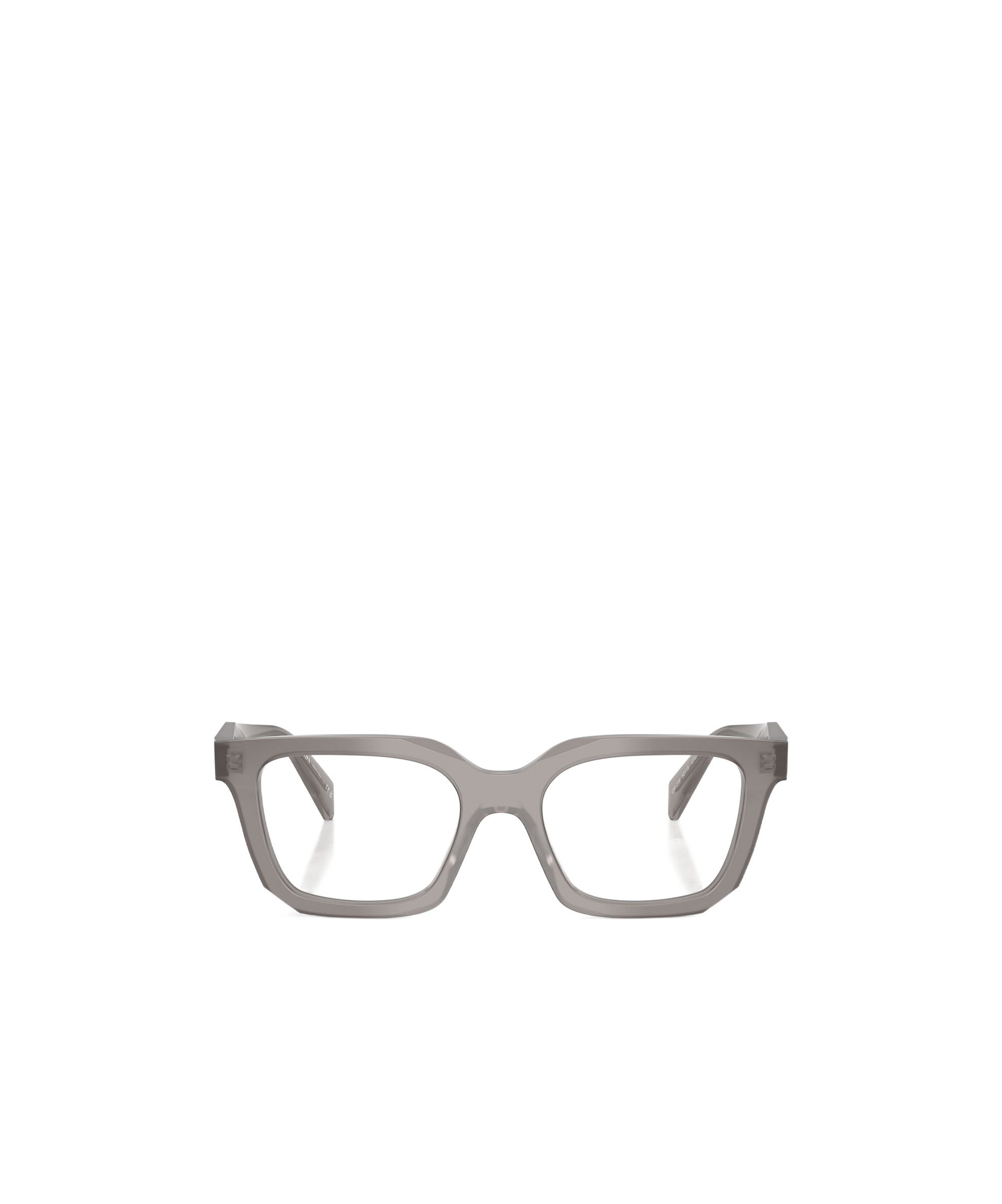 Prada Full-frame Plain Glasses In Gray