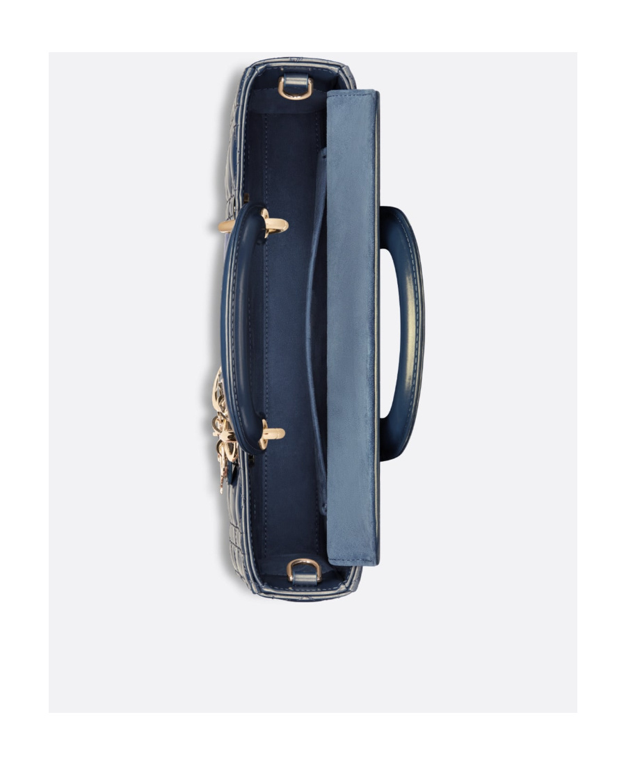 Dior Medium Lady D-joy Shoulder Bag In Blue