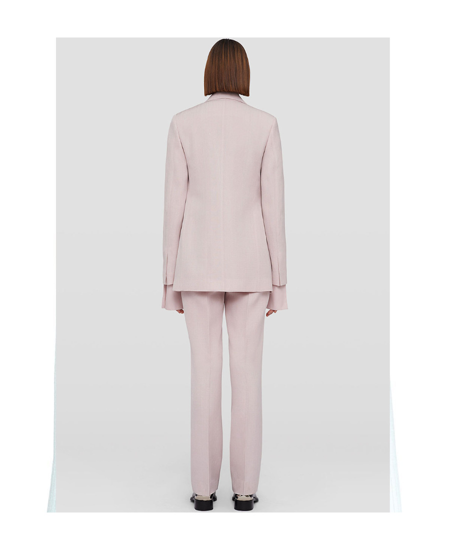 Jil Sander Pressed-crease Tailored Trousers In Pink