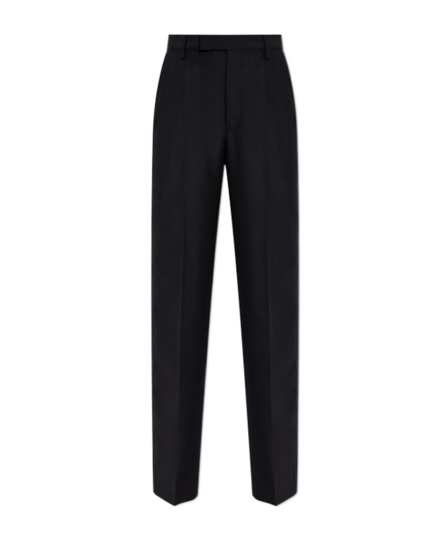 Mm6 Maison Margiela Pleated Trousers In Black