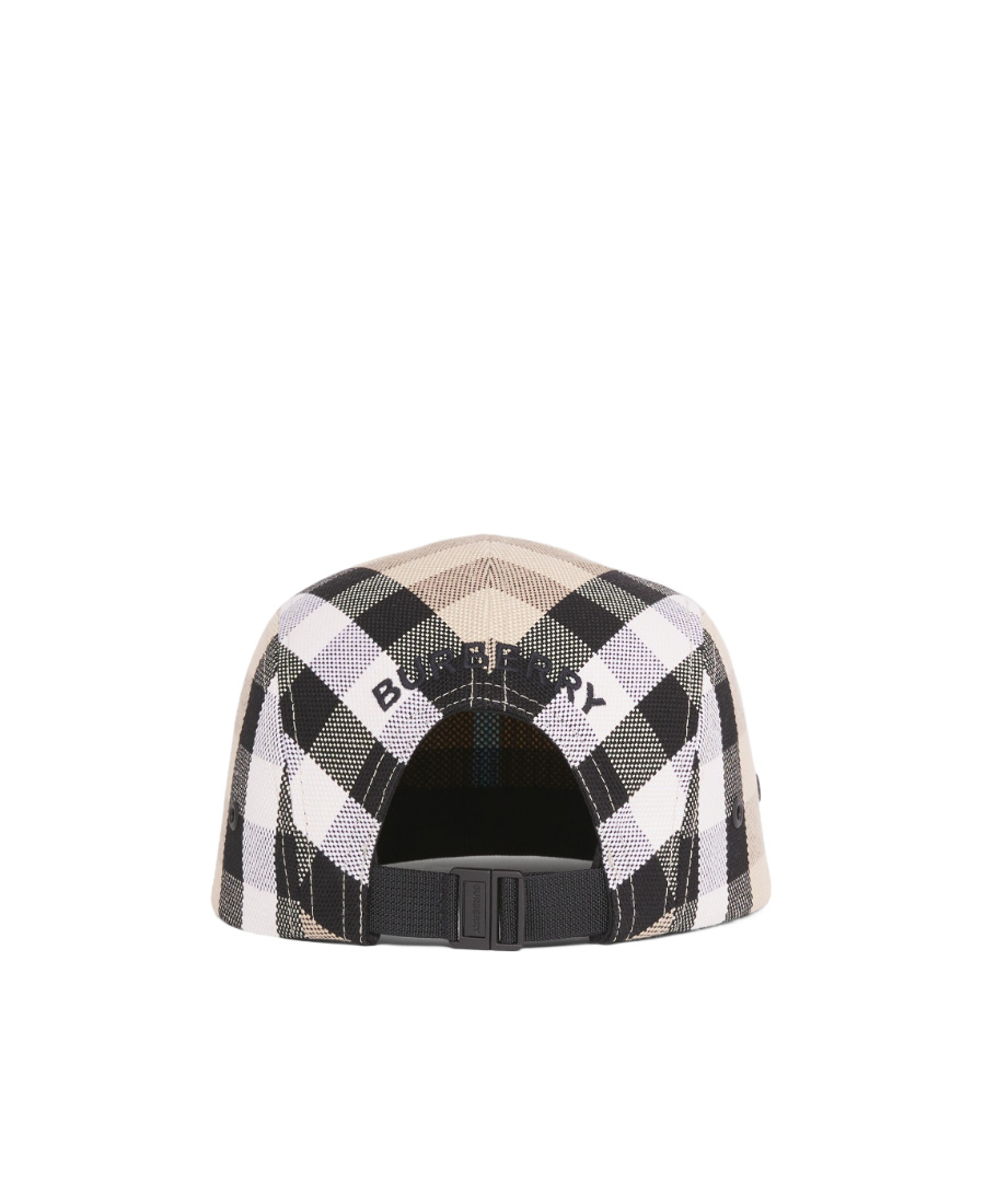 Burberry Check-print Canvas Cap In Brown