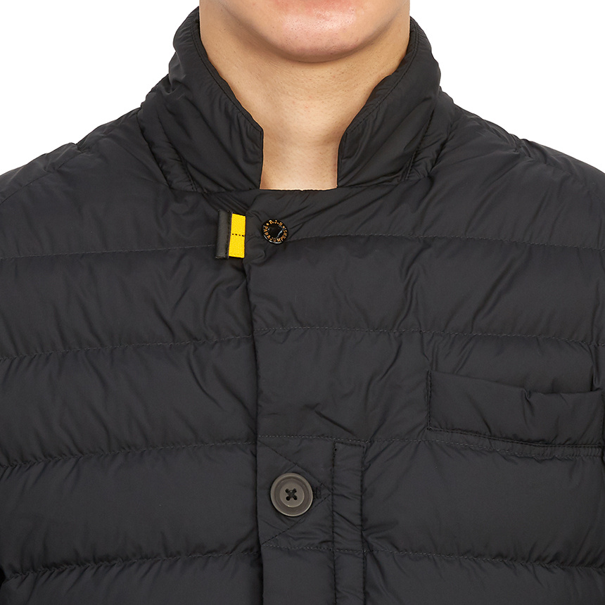 Parajumpers High-collar Long-sleeved Down Jacket In Black