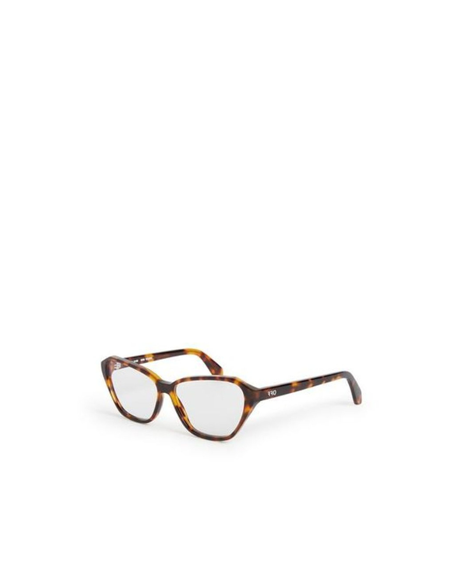 Off-white Optical Style 37 Cat-eye Glasses In White
