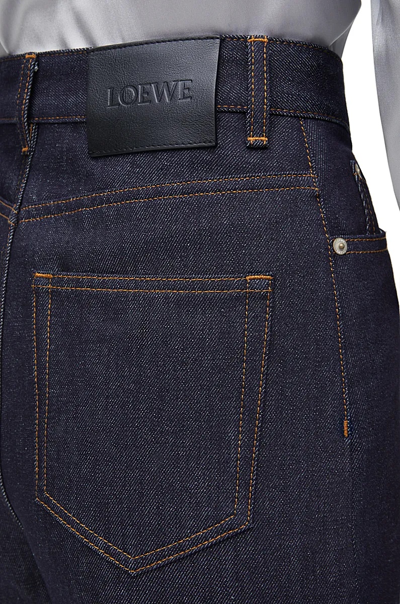 LOEWE ZIPPER BUTTON DENIM PANTS