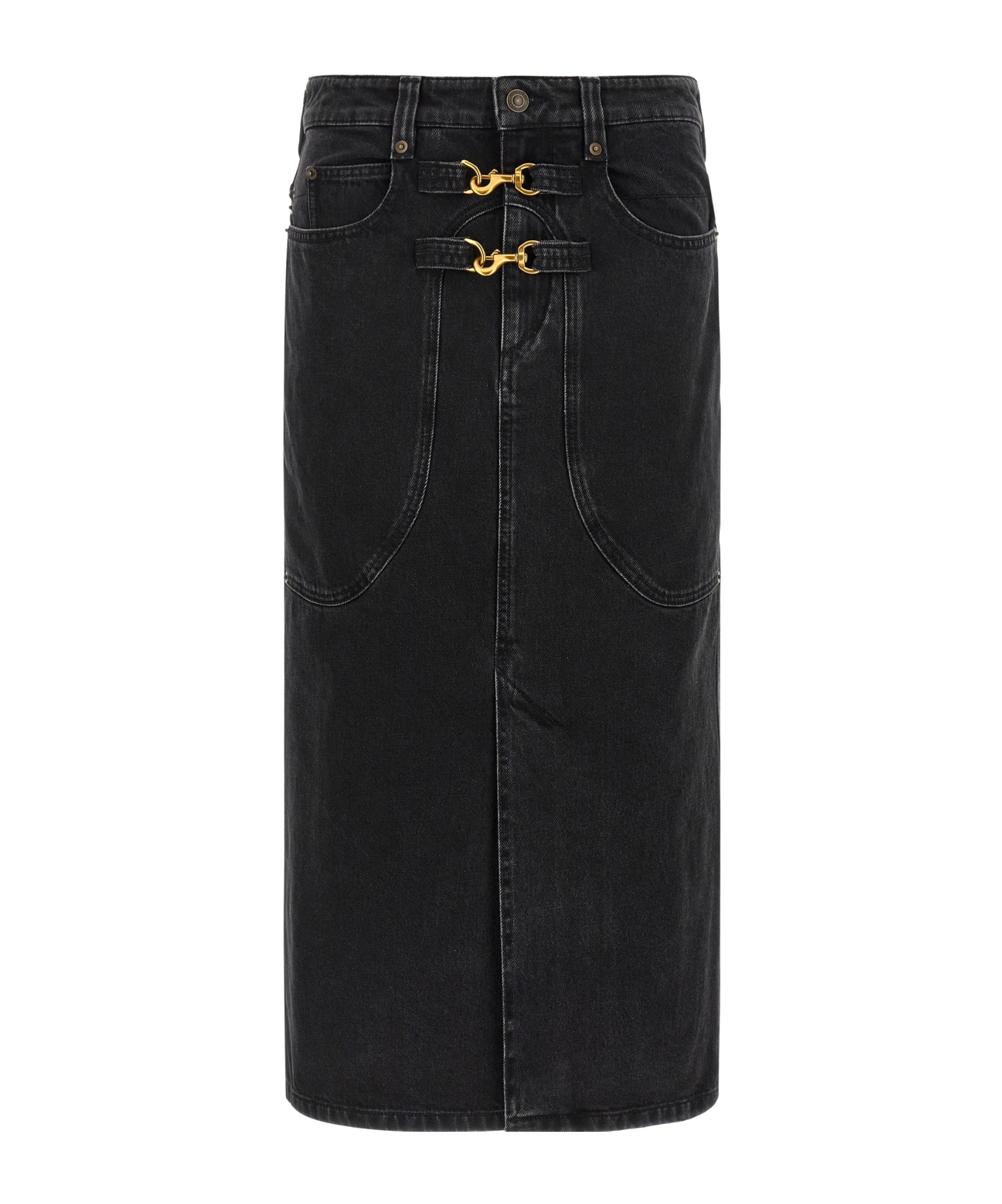 Isabel Marant Black Pavina Skirt In Black