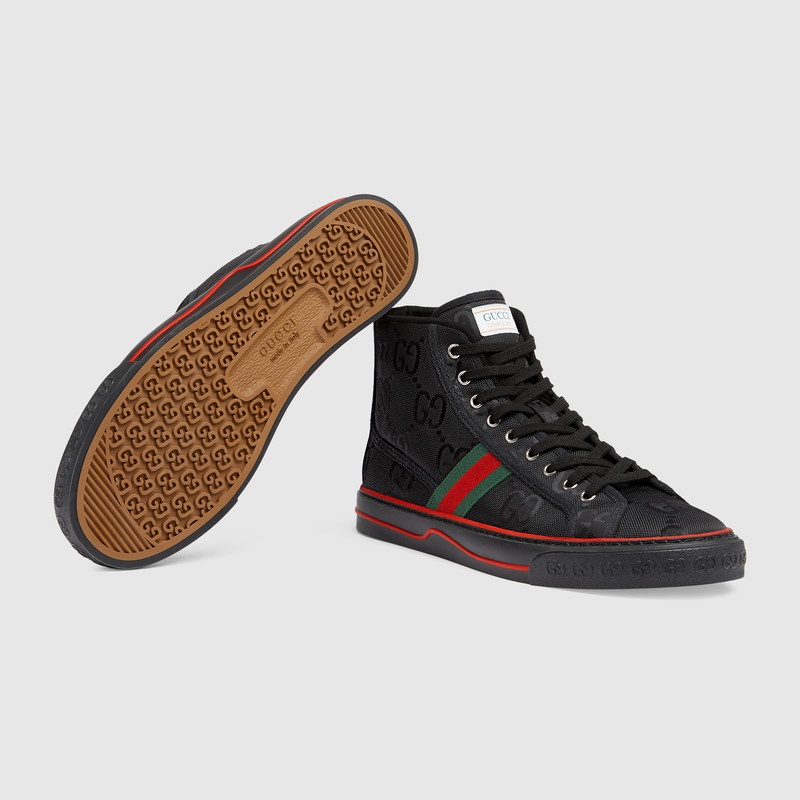 Gucci Tennis 1977 Off The Grid High Top Sneaker In Black
