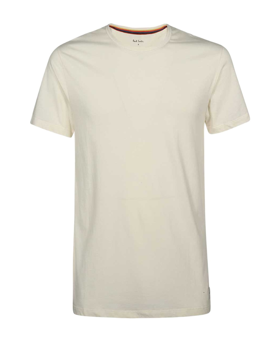 Paul Smith Logo-patch Cotton T-shirt In White