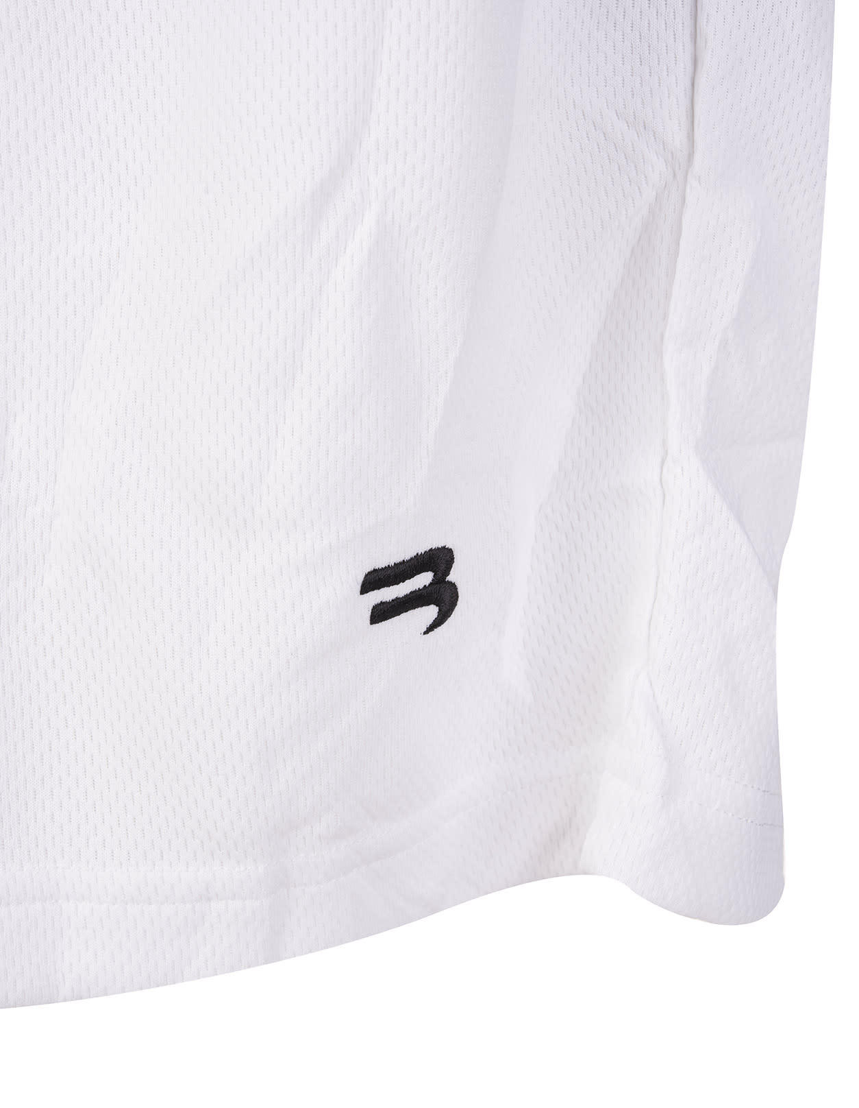 Balenciaga Sporty B Loose Sports Shorts In White
