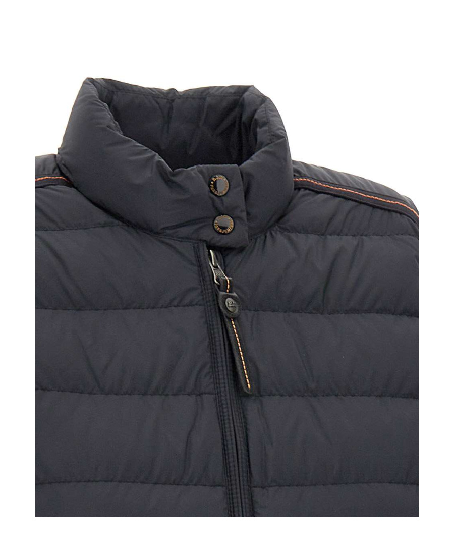 Parajumpers Zipper Down Vest In Black