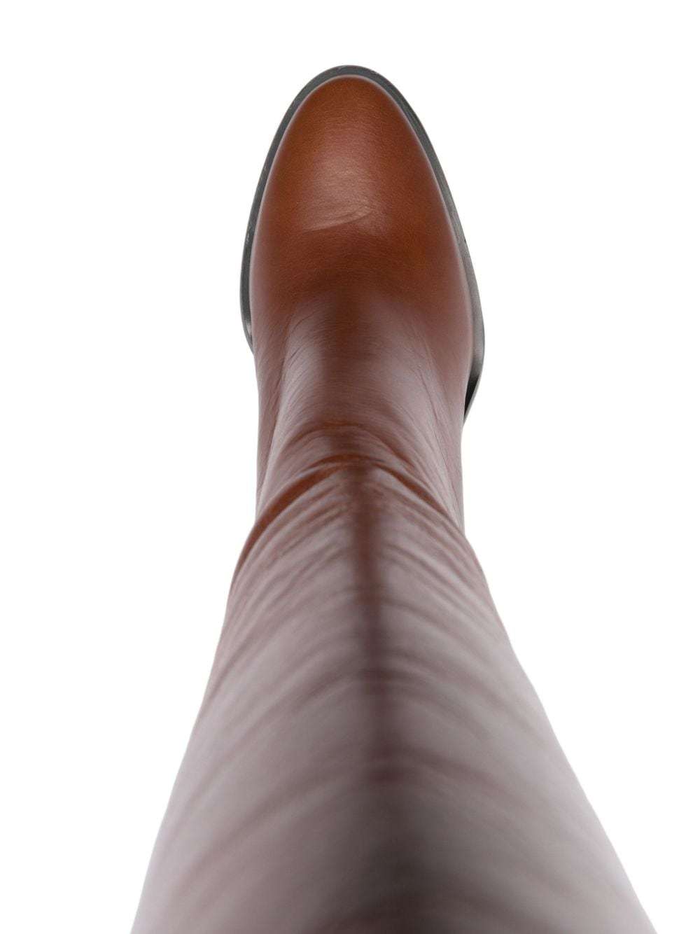 Shop Paris Texas Ophelia Knee-high Boots In Brown