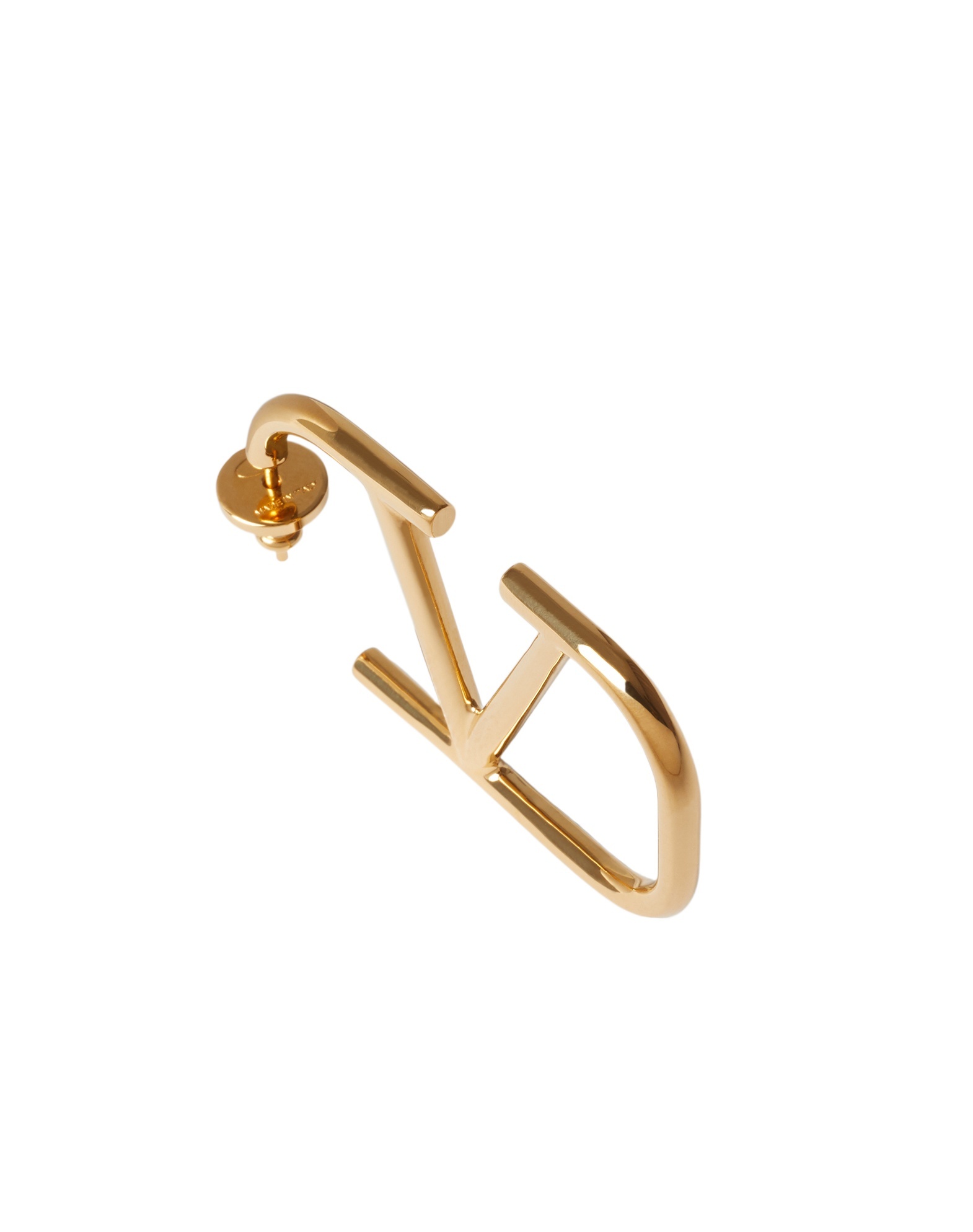 Valentino Vlogo Signature Geometric Earrings In Yellow