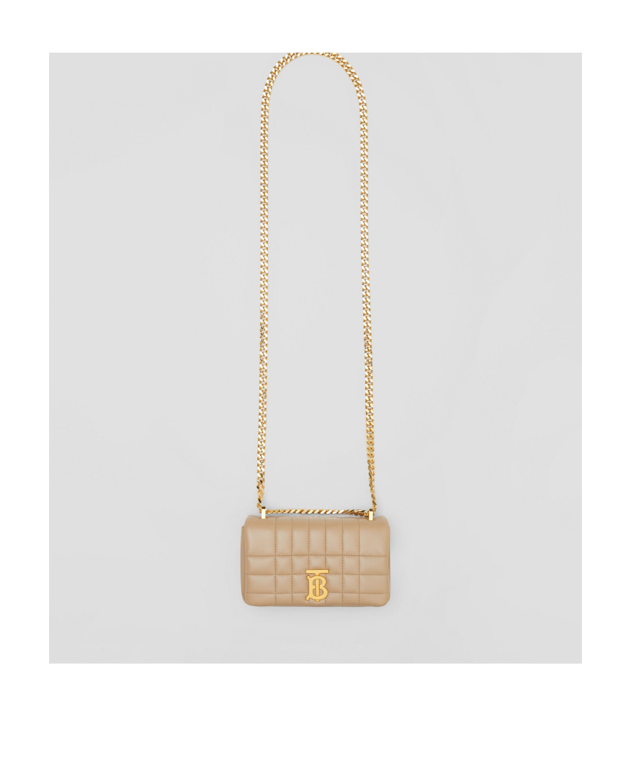 Burberry Lola Small Shoulder Bag In Nude