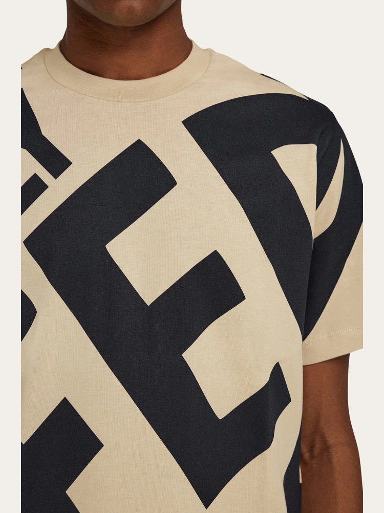 Ferragamo Logo-print T-shirt In Nude