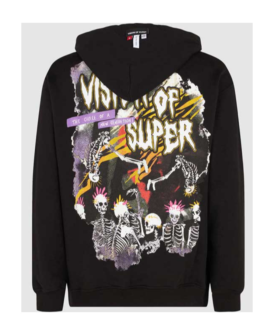 Vision Of Super Long-sleeved Sweater In Black