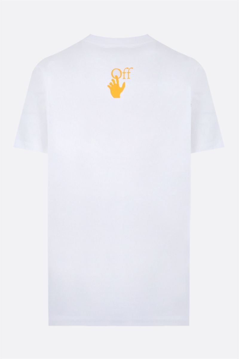 Off-white Fw21 Printing Short Sleeve Ordinary Version White In White