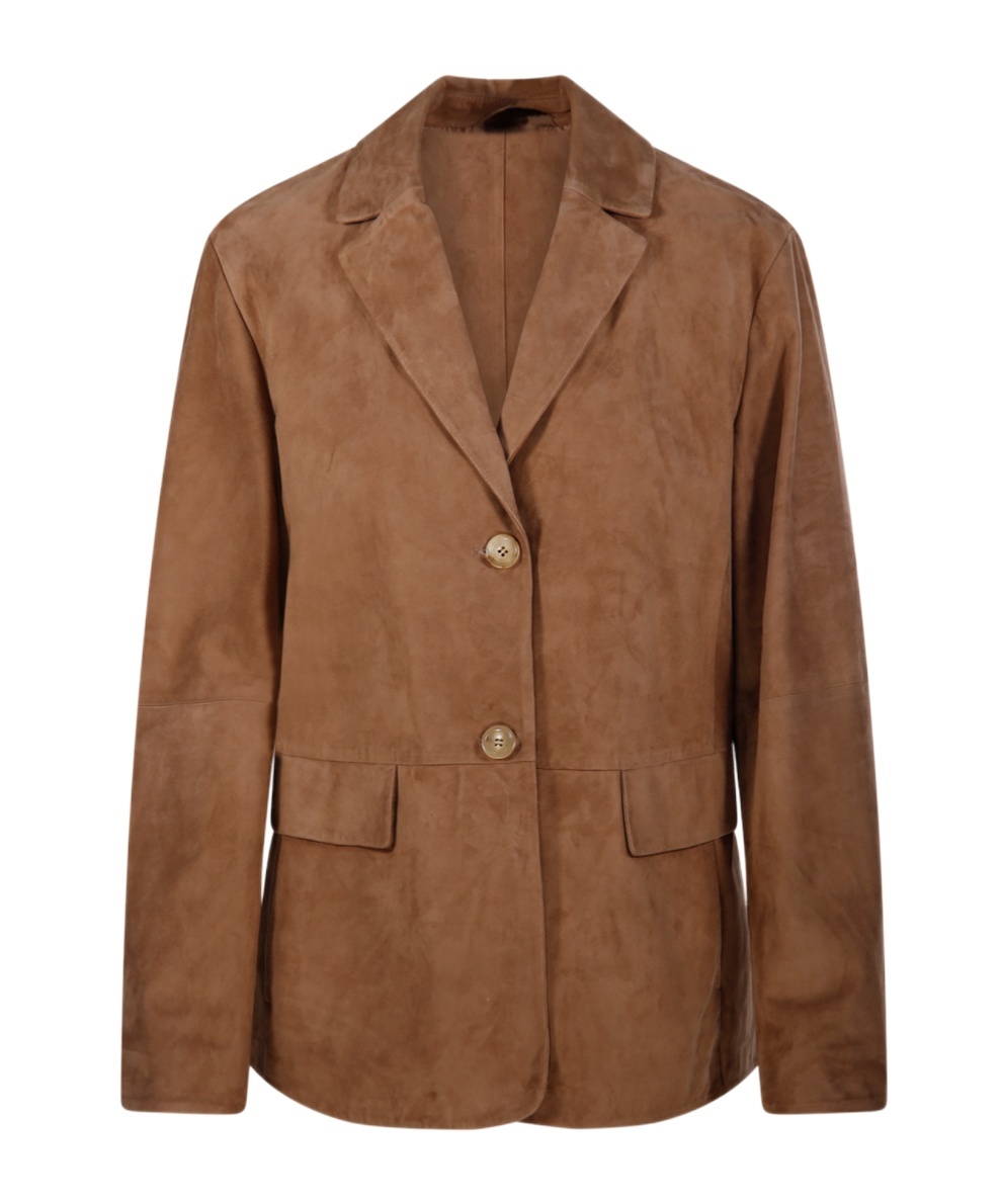 Max Mara Blazer  Woman Color Hazel In Brown