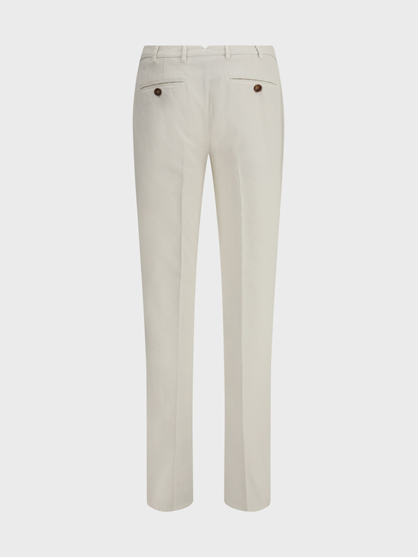 Brunello Cucinelli White Chino Pants In White