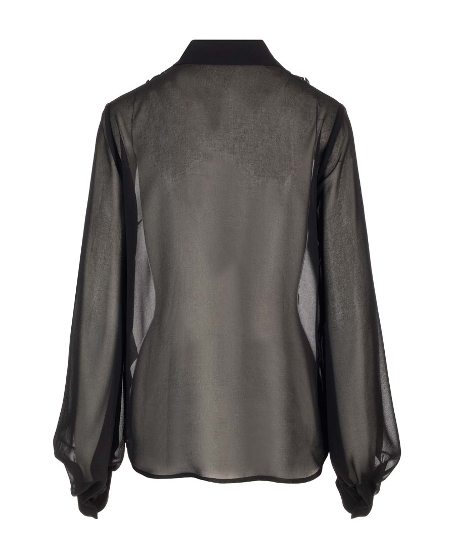 P.a.r.o.s.h Long-sleeved Shirt In Black