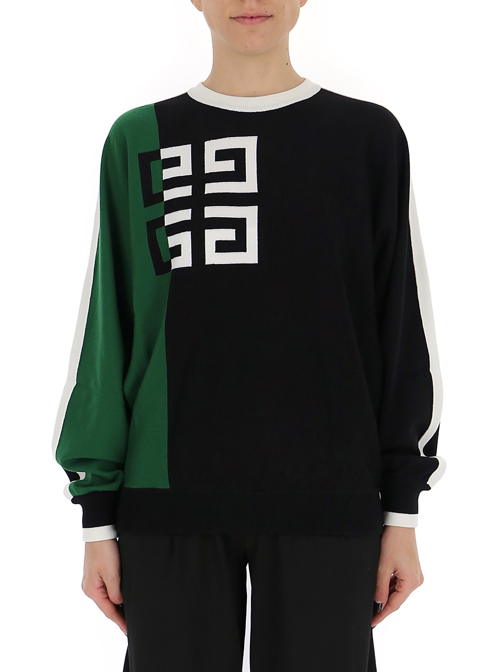 Givenchy Coloured Wool Sweater In White