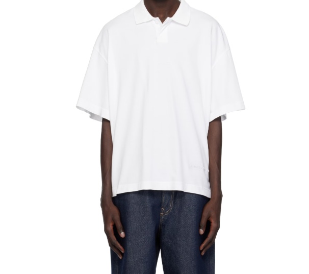 Alexander Wang Short-sleeve Polo In White