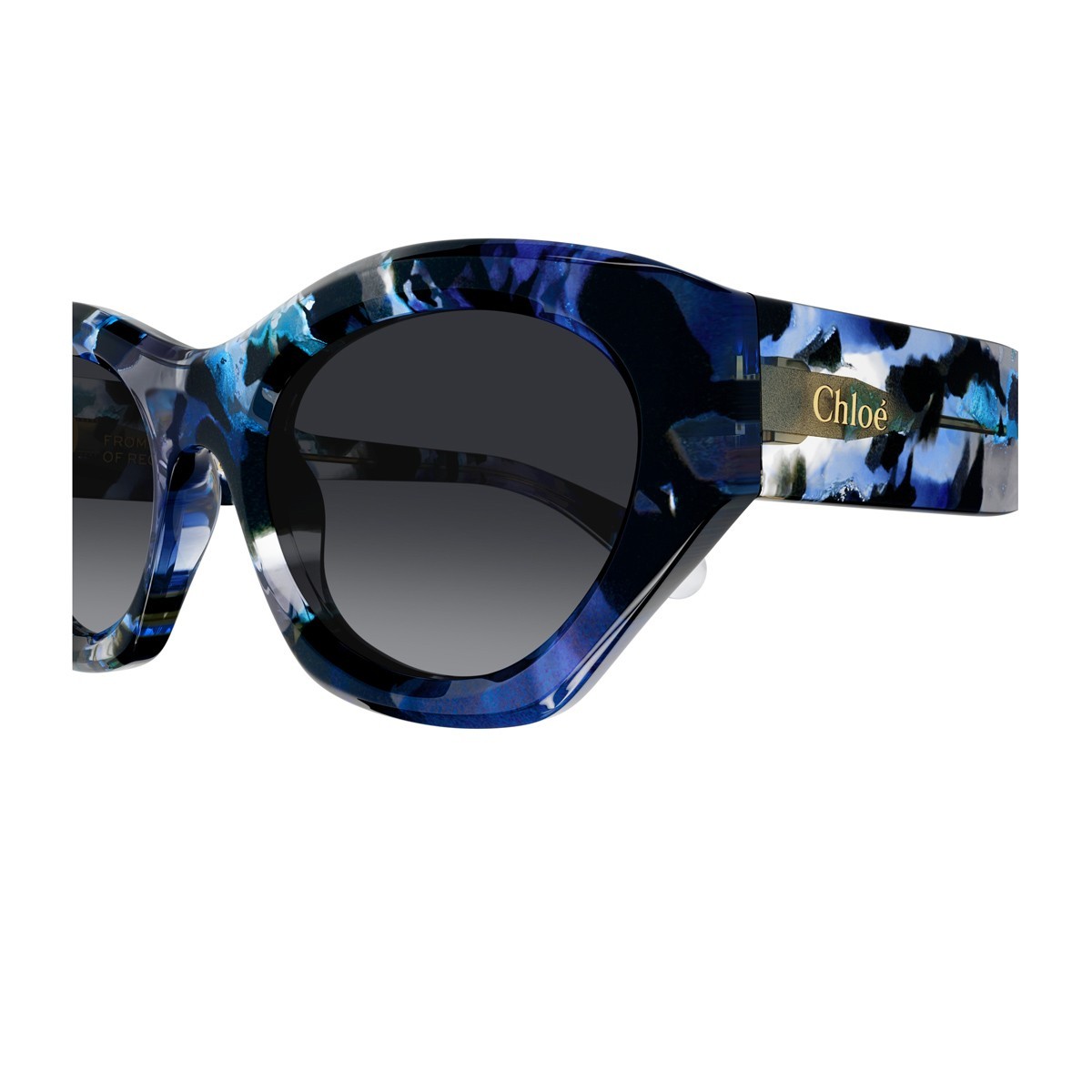 Chloé Logo Sunglasses In Black