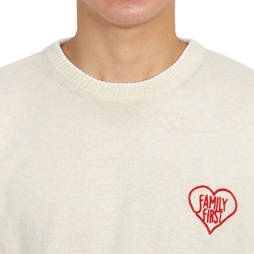 Family First Jersey With Logo In White