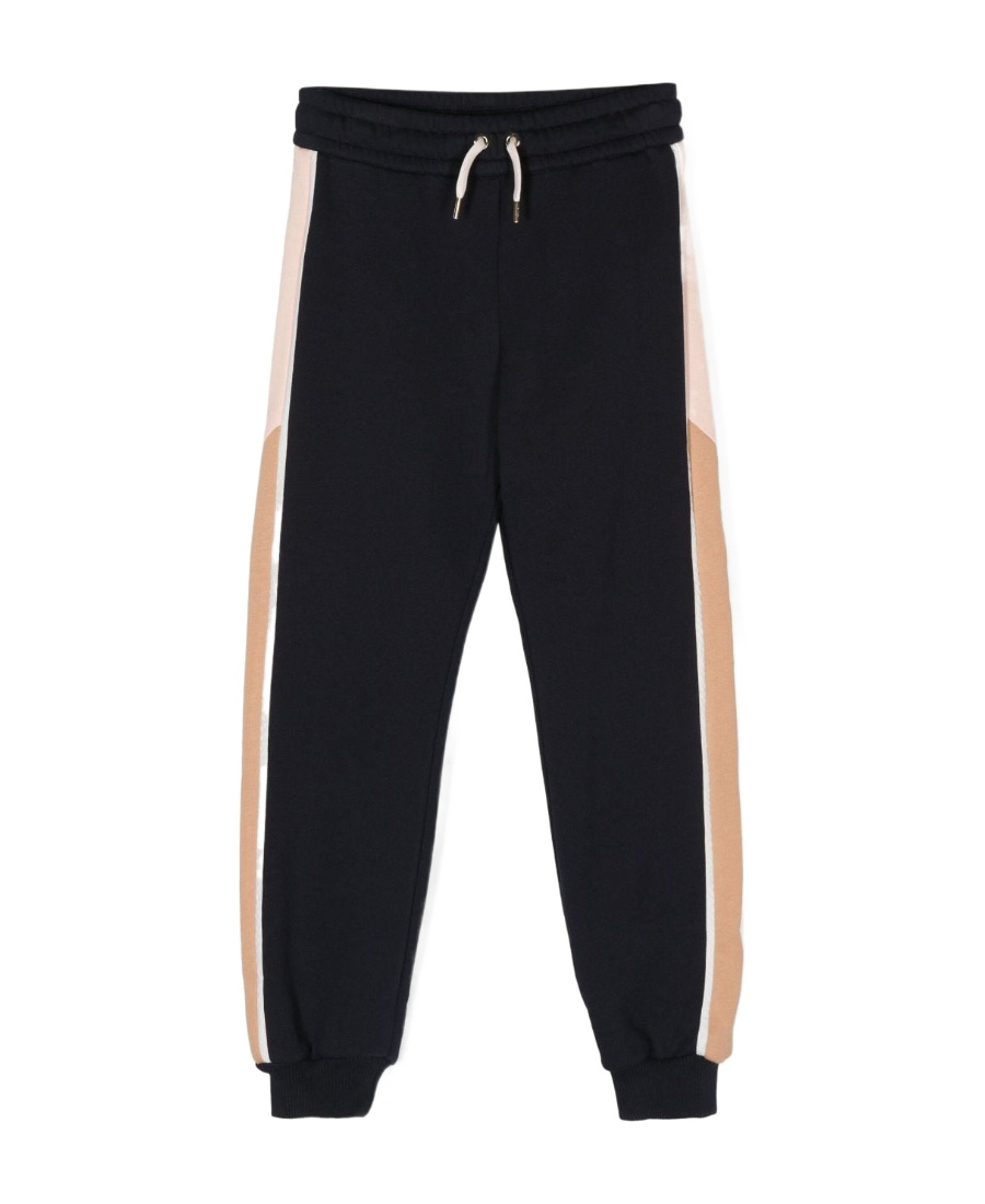 Chloé Pull Rope And Stretch Waist Sweatpants In Black