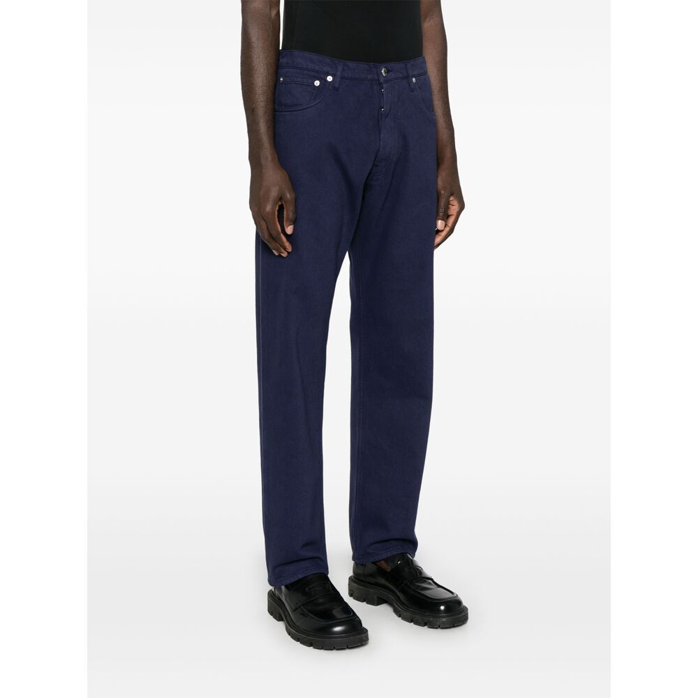 Prada Men Straight Leg Tapered Jeans In Blue